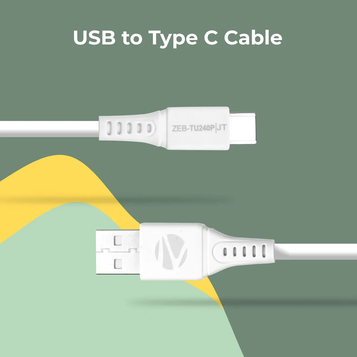 ZEBRONICS Type-C Charge & Sync Cable TU240P view 5